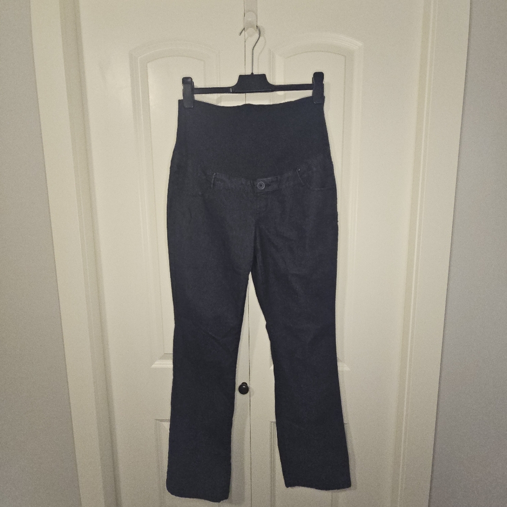 THYME Maternity Jeans Dark Wash SZ L